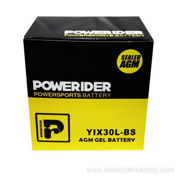 12v 30ah YTX30L-BS harley series motorcycle starter battery